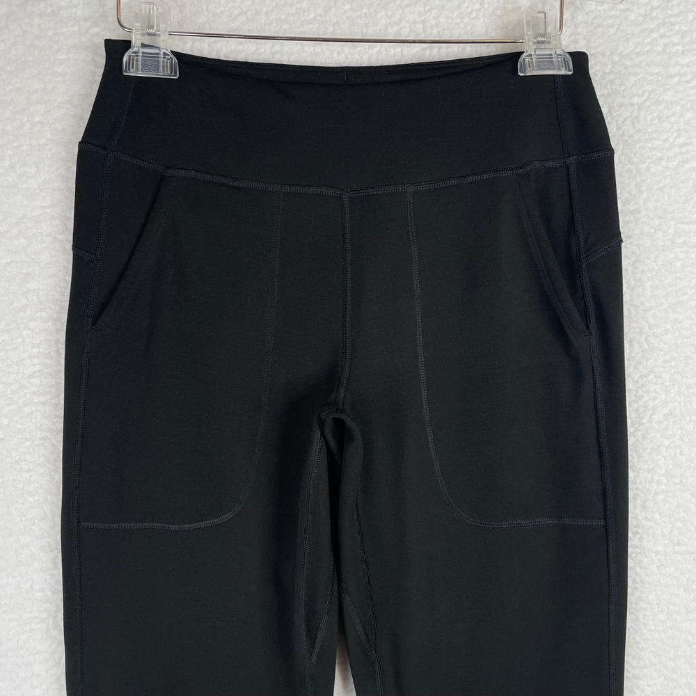 Duluth Trading Co Noga Classic Slim Leg Pants Black High Rise XS Regular